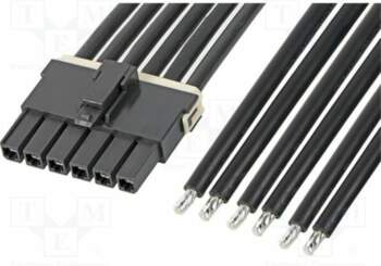 MOLEX PIN: 6; Mega-Fit; 25A; for