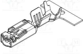 MOLEX Socket; 250V; straight; crimped; Contacts: