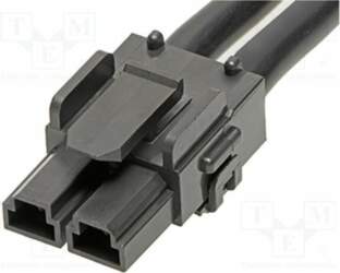 MOLEX Socket; female; PIN: 2; compression