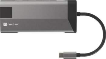 NATEC MULTIPORT ADAPTER FOWLER PLUS USB-C->