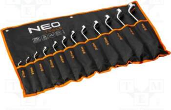 NEO TOOLS Wrench: socket spanner-set; box