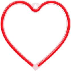 Neon LED Light HEART red Bat