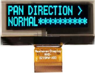 NEWHAVEN DISPLAY INTERNATIONAL Display: OLED; alphanumeric