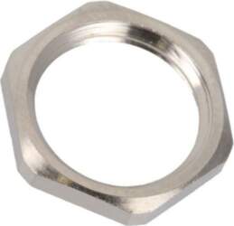 Nut; M16; brass; Thk: 2.8mm