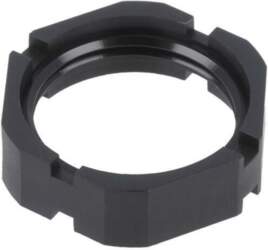 Nut; M25; polyamide; 30mm; black; Thread: