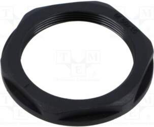 Nut; M50; polyamide 6; 60mm; black