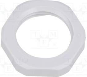 Nut; NPT1/2"; polyamide; UL94V-0; Thk: 6mm