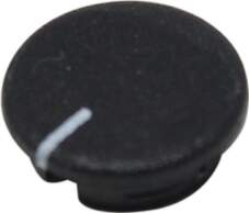 OKW Cap; ABS; black; push-in; Pointer: