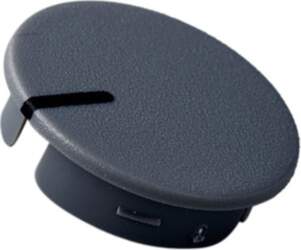 OKW Cap; ABS; grey; push-in; Pointer: