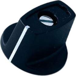 OKW Knob; with pointer; ABS; Øshaft: