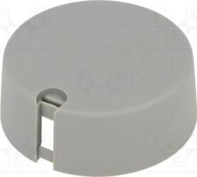 OKW Knob; with pointer; plastic; Øshaft: