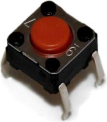 OMRON Electronic Components Microswitch TACT; SPST-NO