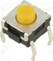 OMRON Electronic Components Microswitch TACT; SPST-NO