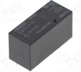 OMRON Electronic Components Relay: electromagnetic; Ucoil: