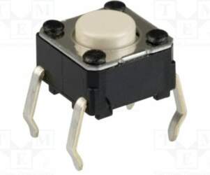 OMRON Microswitch TACT; SPST-NO; THT; none
