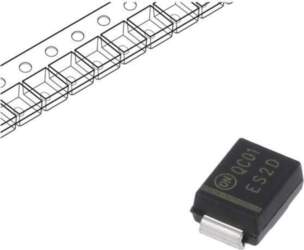 ONSEMI Diode: rectifying; SMD; 200V; 2A