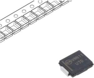 ONSEMI Diode: rectifying; SMD; 200V; 3A