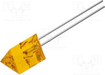 OPTOSUPPLY LED; orange; 220mcd; 140°; Front: