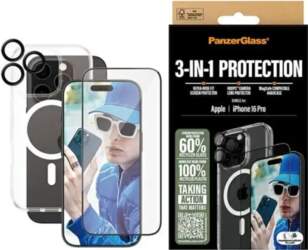 PanzerGlass Bundle 3in1 iPhone 16 Pro
