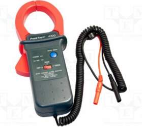 PEAKTECH AC/DC current clamp adapter; Øcable:
