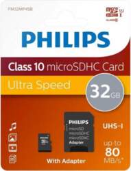Philips MicroSDHC 32GB class 10/UHS 1