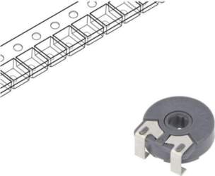 PIHER Potentiometer: mounting; 10kΩ; single turn