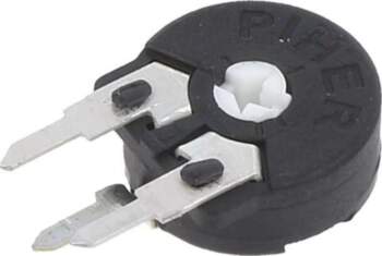 PIHER Potentiometer: mounting; 200Ω; single turn