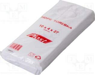Plastic bag; L: 270mm; Width: 100mm