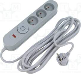 PLASTROL Plug socket strip: protective; Sockets: