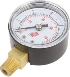 PNEUMAT Manometer; 0÷6bar; bottom connection; Thread: