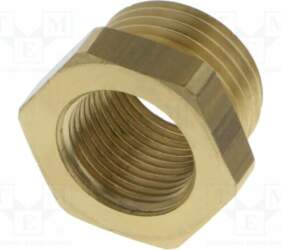 PNEUMAT Thread adapter; brass; Int.thread: