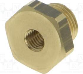 PNEUMAT Thread adapter; brass; Int.thread: