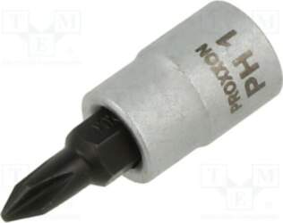 PROXXON Socket: Phillips-bit; PH1; 1/4" |
