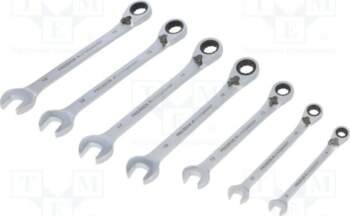 PROXXON Wrench: combination spanner-set; MicroSpeeder; 7pcs