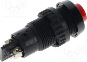 RAFI Switch: push-button; OFF-(ON); IP40; Illumin: