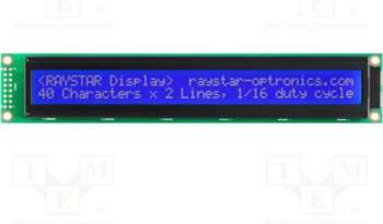 RAYSTAR OPTRONICS Display: LCD; alphanumeric; STN