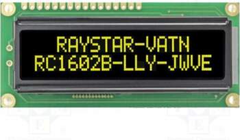 RAYSTAR OPTRONICS Display: LCD; alphanumeric; VA