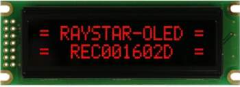 RAYSTAR OPTRONICS Display: OLED; alphanumeric; 16x2