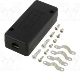 RJ45 module; IDC,both sides; black