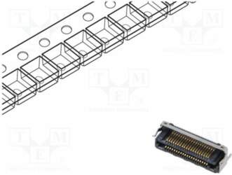 SAMTEC Connector: PCB to PCB; socket