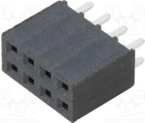 SAMTEC Connector: pin strips; socket; female