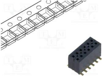 SAMTEC Connector: pin strips; socket; male