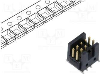 SAMTEC Connector: pin strips; socket; male
