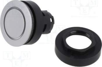 SCHLEGEL Switch: push-button; 22mm; silver; depending