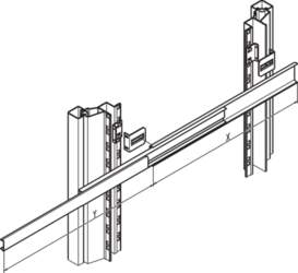 Schroff Mounting Kit for Telescopic Slide
