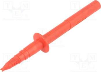 SCHUTZINGER Measuring tip; 32A; 1kVDC; red