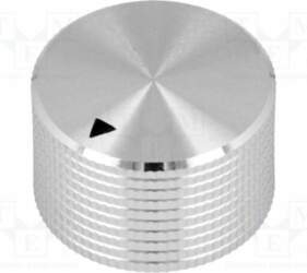 SCI Knob; with pointer; aluminium; Ø25x15mm