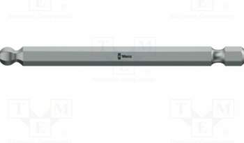Screwdriver bit; hex key,spherical; HEX