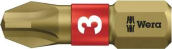 Screwdriver bit; Phillips; PH3; 1/4"; Overall