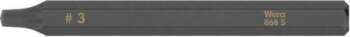 Screwdriver bit; square; RB3; 1/4"; Kind: